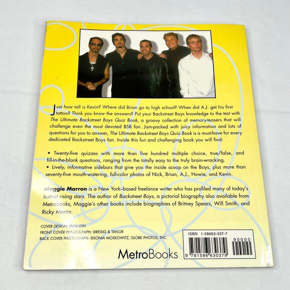 Vintage 2000 The Ultimate Backstreet Boys Quiz Book - Picture 2 of 8
